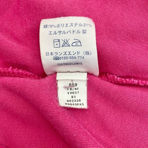 Land's End Terrycloth Pull Over Hooded Short Sleeve Swim Cover Up in Pink, 3T - Picture 6 of 6